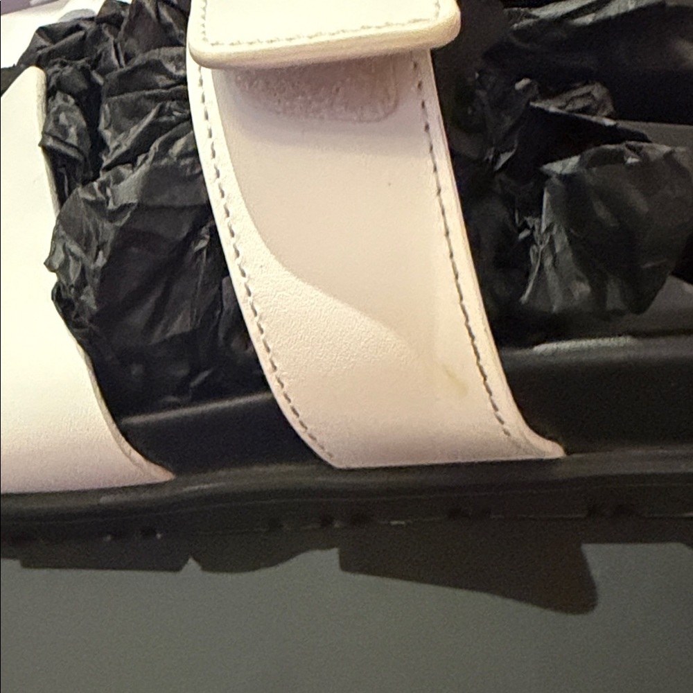 Hermes Chypre White Slide Sandals - Picture 5 of 10